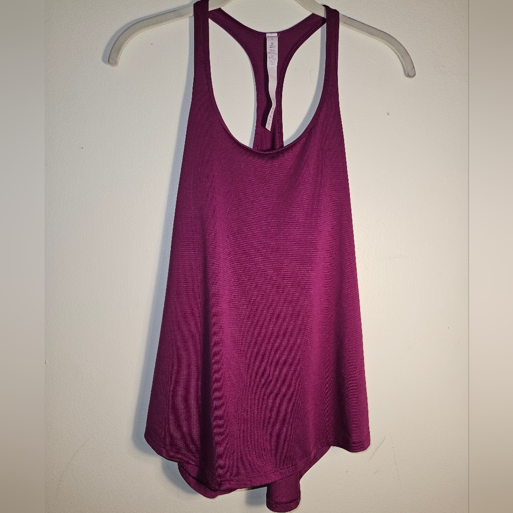 Lululemon Athletica Purple Backless Tank Top